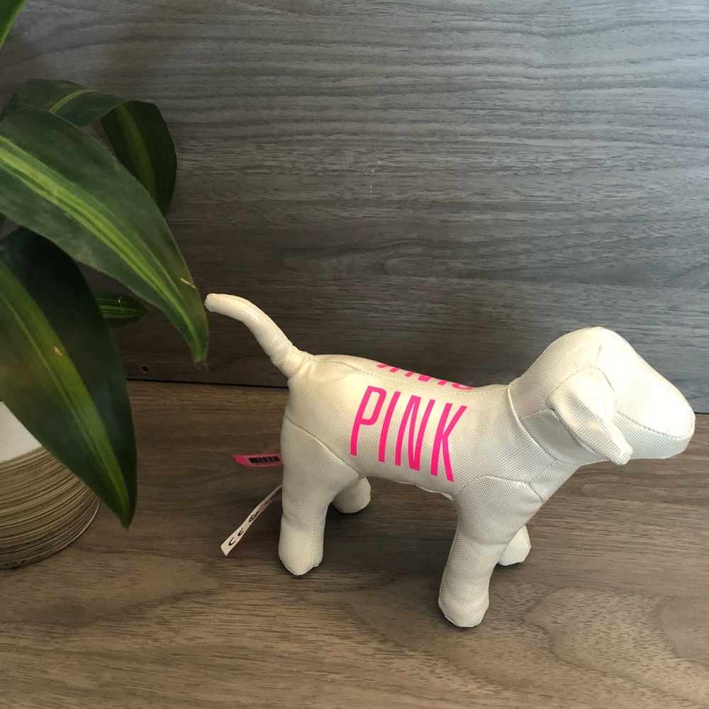 Victoria’s Secret Pink white dog